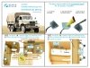Quinta Studio QD35060 GMC CCKW 352 Cargo Truck 3D-Printed & coloured Interior on decal paper (HobbyBoss) 1/35